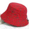 Floral Print Sun Hat Cotton Material Basin Hats Fashion Women Bucket Hat  for Lady Mom