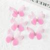 30/50Pcs Artificial Diamond Butterfly For Home Room Decoration DIY Wreath Valentine's Day Wedding Girl Hair Clip Butterfly Decor