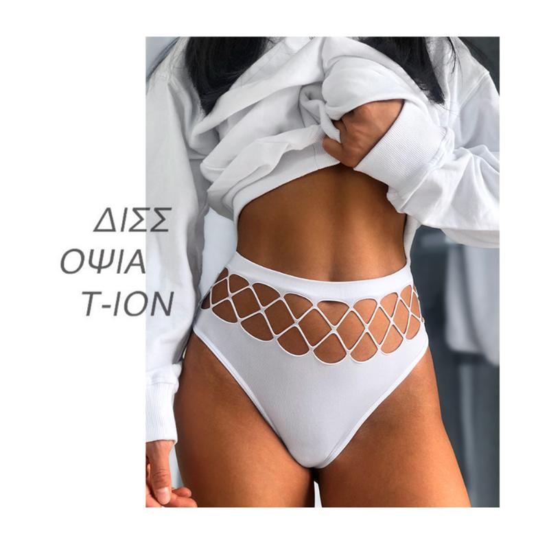 Sexy Women's Thong Panties Waist Hollow G-Strings Exotic Lingerie Breathable Nylon Underwear Ladies Thongs Underpants