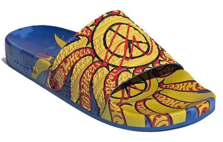 Шлепанцы Adilette Sean Wotherspoon x Hot Wheels x Adilette Adidas Originals GX9756