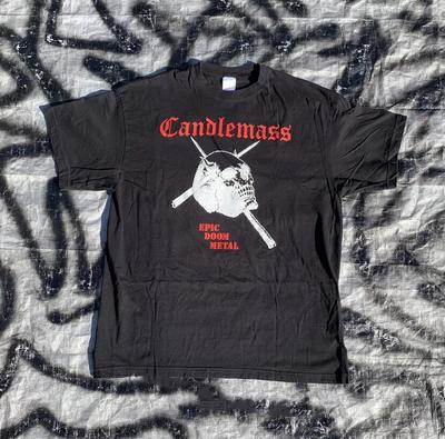 Футболка Candlemass Band Эпичный Дум-Метал Унисекс Концертная S-5XL SG905 Унисекс Футболка