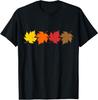 Fall Leaves and October Autumn T-Shirt