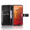 For Motorola Moto G15 4G/G15 Power 4G Case Crazy Horse Texture PU Leather Phone Wallet Cover