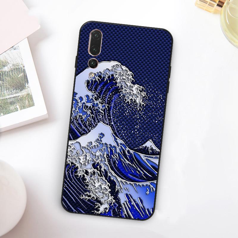 Чехол «Великая волна Канагавы» для Huawei Nova Y73 Y72 Y90 Y70 Y60 Y91 Y61 12s 12i 11i 8i 9 10 SE P60 P30 Pro P40 Lite
