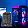 4-контактный PWM и 5В 3-контактный ARGB 10/16 Хаб Cooler Master Хаб-адаптер для корпусных вентиляторов ARGB&PWM ХАБ 2-в-1 Расширительная коробка для настольного компьютера ПК