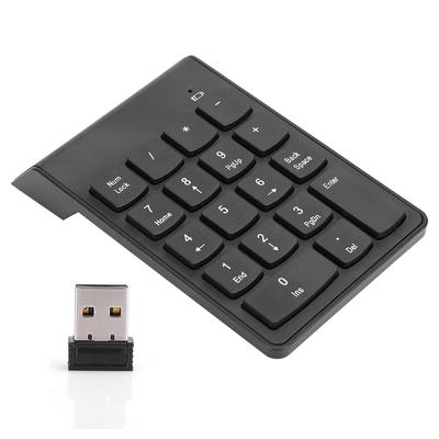 Мини беспроводная цифровая клавиатура USB 2.4GHz 18 клавишная финансовая учетная клавиатура для ПКDesktopBlack