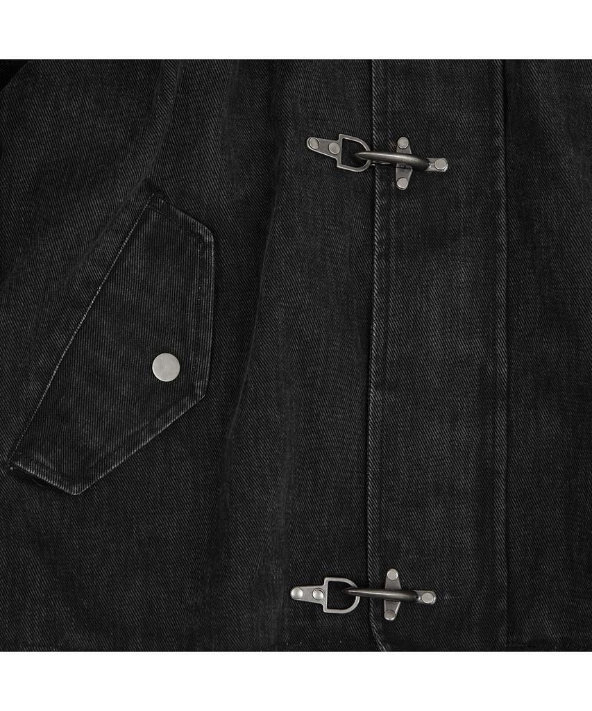 MEA Metal Buckle Work Jacket [Charcoal]