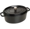 Кокотница Zwilling Staub овальная 49,3×41 см черная 12 л (40509-509-0)