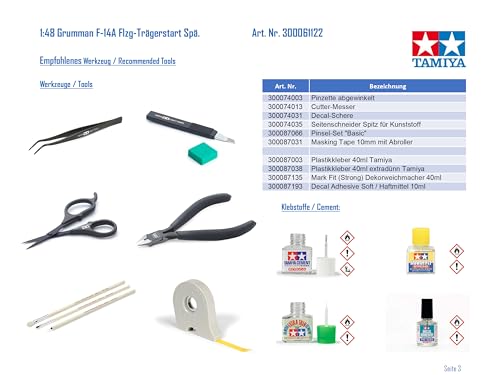 Tamiya 1/48 Серия шедевров авиации №. 122 Grumman F-14A Tomcat (Поздняя модель) Стартовый Набор Пластиковая Модель 61122