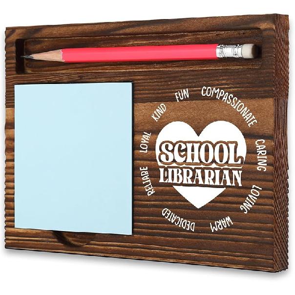 Assistant Principal Thank You Gift, Rustic Wooden Pencil Note Holder, School Admin Appreciation Decor, Promotion Leaving Birthday Farewell Retirement