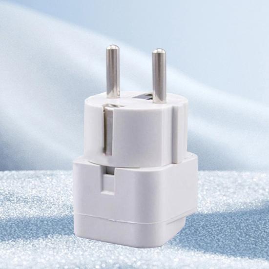 Converter Plug Reliable 10A Solid Color Power Adapter European Standard Conversion Plug Travel Adapter Travelers Accessory