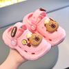 Girls Sandals Children Summer Baby Indoor Soft Bottom Toddler Non-slip Slippers Cartoon Boy Cave Shoes