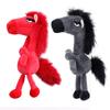Plush Horse Keychain Lucky Horse Mascot Pendant for Bag Backpack Purse Fluffy Horse Keyring Cony Pony Doll Ornament