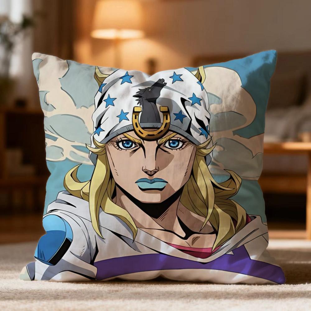 Горячая Наволочка J-JJoJo's Bizarre Adventure Мягкая Стираемая Наволочка Многоцелевая для Дивана Кровати Путешествий Офиса