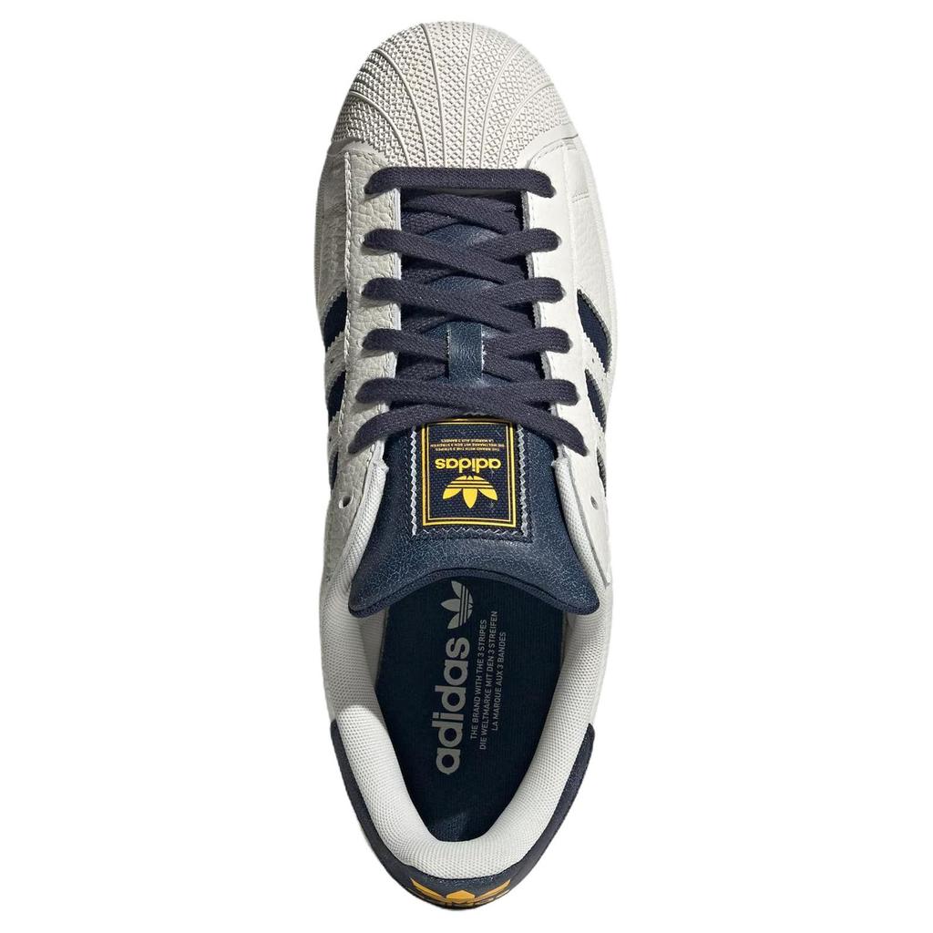 Adidas Originals Superstar 2 Classic Comfortable Durable Low-Top Skate Shoes Unisex Sneakers White Blue JR6989