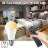 2.4G RF пульт дистанционного управления лампочка E27 12W 85-265V CW WW диммируемая светодиодная лампа с регулировкой яркости для дома спальни гостиной декор