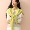 Women's Scarf Winter Big Size Wool Korean Style Knitted Triangle Scarf Women Winter Warm Headscarf Shawl Sold Color Neckerchief