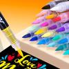 Premium Acrylic Paint Markers - 12/24/36 Colors, Soft Tip, Non-Toxic, Ideal For Easter Crafts & Decorations