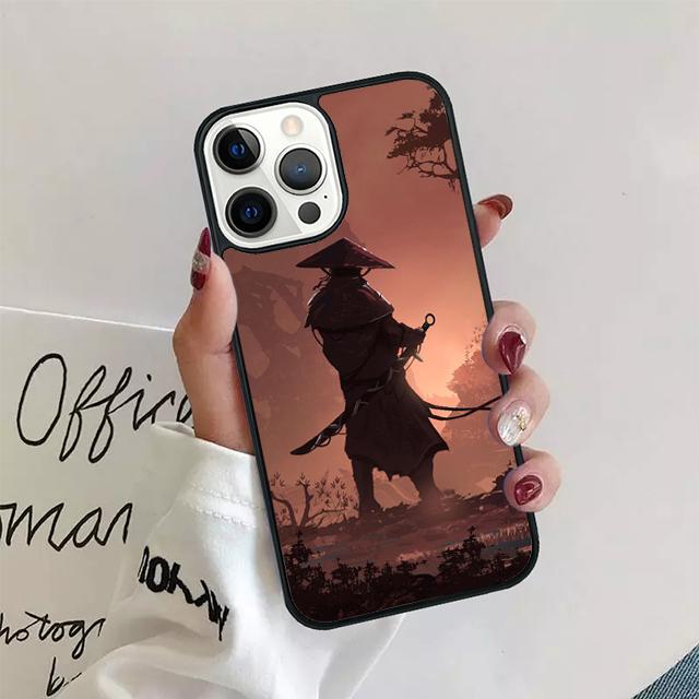 Чехол для телефона «Японский самурай» для iPhone 11 12 13 14 Pro Max, мини-чехол для iPhone X XS Max XR 5 6 7 8 Plus Coque