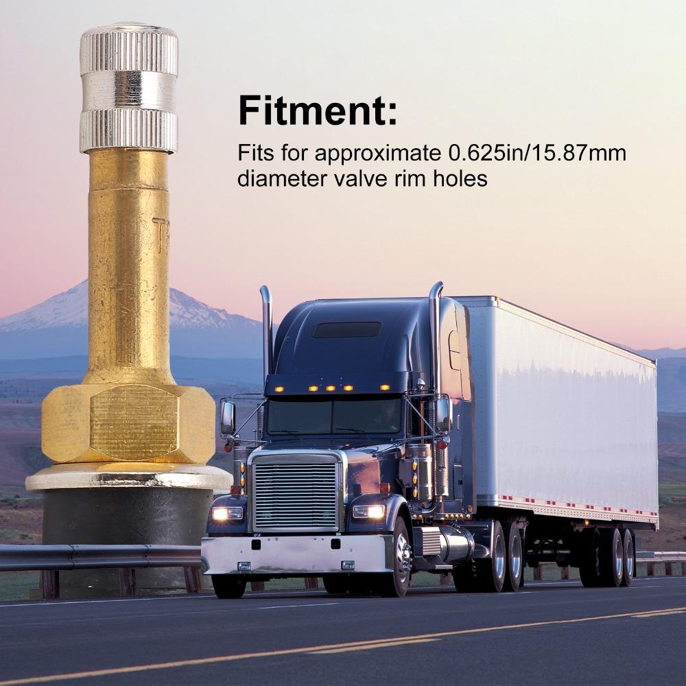 10PCS/20PCS Anti-Rust Brass Valve Stem Brass Material Tubeless Truck Valve Stem Tire Shop