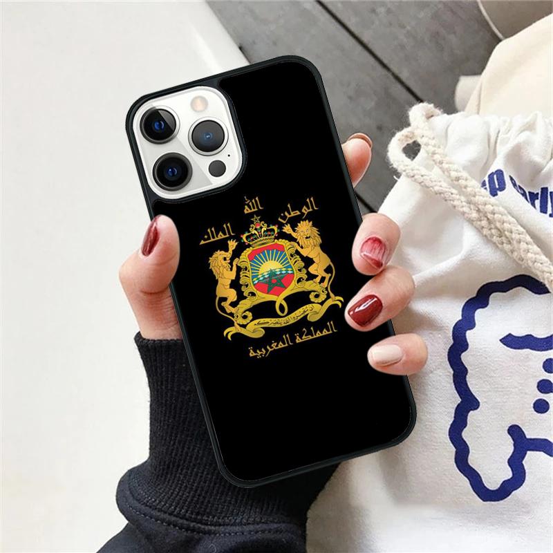 Maroc Morocco Flag Phone Case For iPhone 17 Air 15 16 Cover 11 13 14 Pro Max 12 Plus Max Fundas