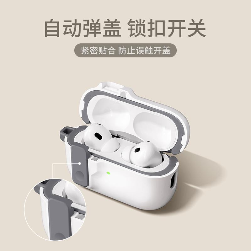 Защитный чехол для Airpods 4, роскошный чехол для наушников, чехол для Apple Airpodspro2 3Air Pods Pro, противоударный чехол с крючком
