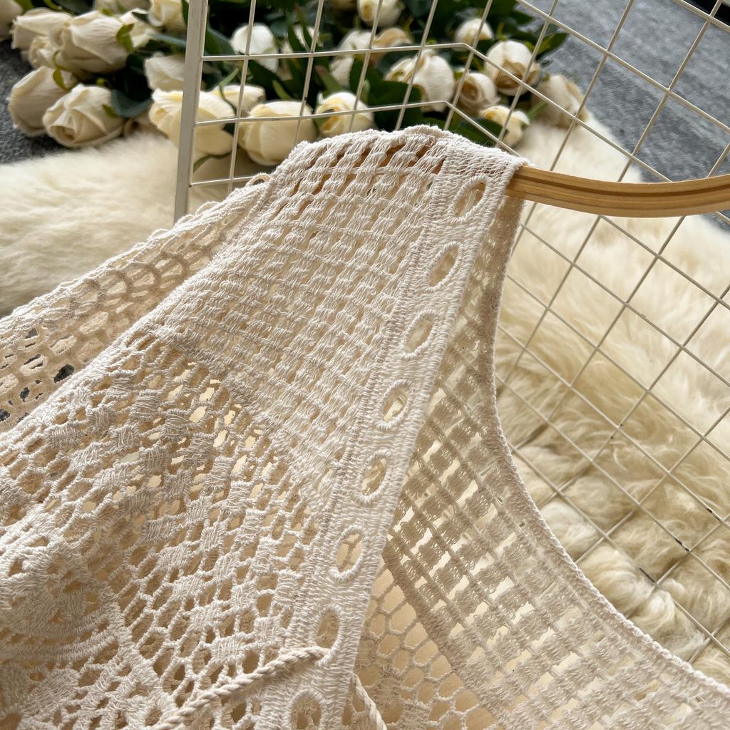 Dimanaf 2025 Новое летнее женское длинное базовое трикотажное платье с рукавами, модные кружевные платья, повседневные свободные