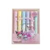 Милые мультяшные хайлайтеры Sanrio: Журнальные маркеры, безопасные для глаз, для студентов