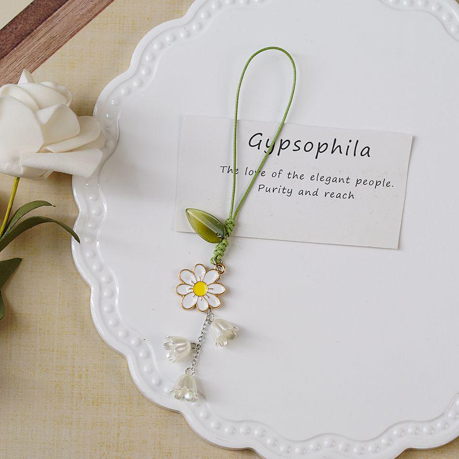 Handmade Japan-Korea Tulip Keychain and Phone Lanyard