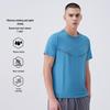 Мужская спортивная футболка из ледяного шелка с быстрой сушкой - Летняя тонкая с коротким рукавом для бега и баскетбола