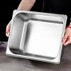 Stainless Steel Basin Chafing Dish Food Warmers Large Capacity 6.7L Warming Container with Lid for Buffet Catering Rectangle Chafing Dish