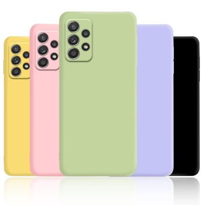 Чехол из жидкого силикона для Samsung Galaxy A52 A52s A72 A33 A53 A73 A12 A22 A32 A13 A23 A14 A15 A24 4G A34 A54 A25 5G Мягкая накладка
