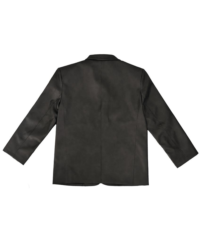 Mucent Dunn'S Daddy Fit Blazer Leather Jacket Unisex (2 Colors)
