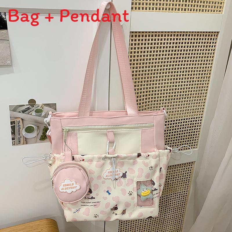Leopard Print Backpack For Girls With Nylon And Pouch For School Use