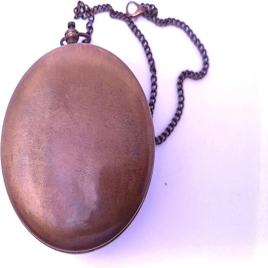 Латунный компас для солнечных часов с кожаным чехлом и цепочкой, аксессуар в стиле стимпанк, старинная отделка, красивый подарок ручной работы, солнечные часы