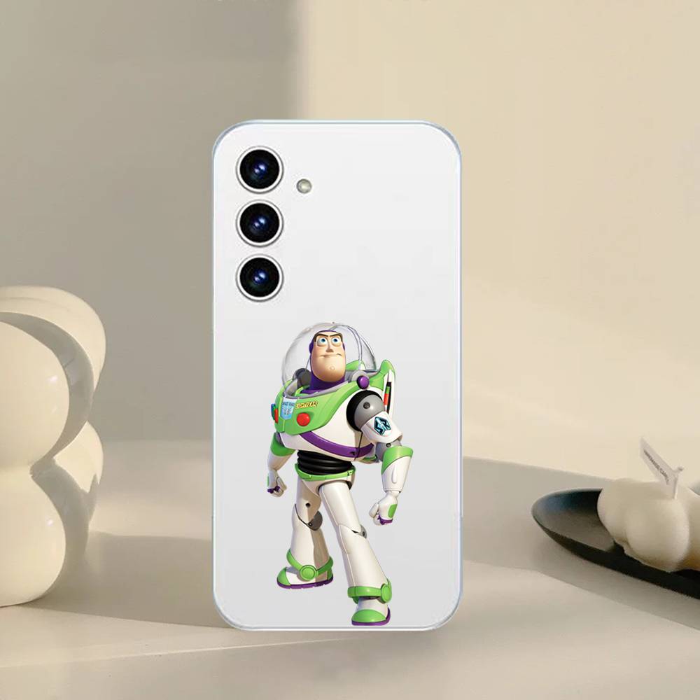 Чехол для телефона B-Buzz Lightyear для Samsung Galaxy S21 S22 S23 S24 S25ULTRA FE Ultra Plus5G A52S Прозрачный чехол