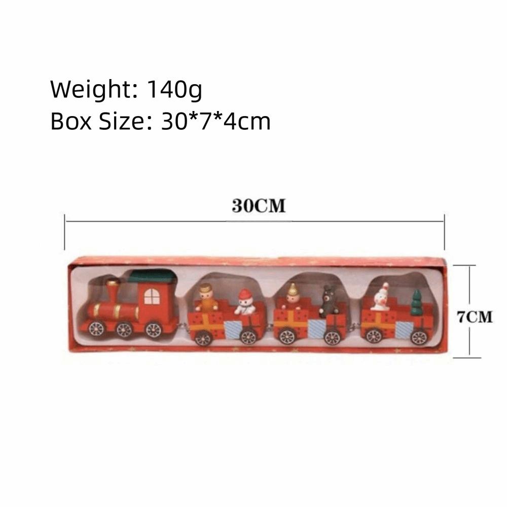 Cartoon Animal Christmas Train Multicolor Mini Christmas Tree Train  Ornament