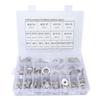 470Pcs Sealing Washer Aluminum Alloy Round Flat Washer Assortment Kit for Automobiles Faucets