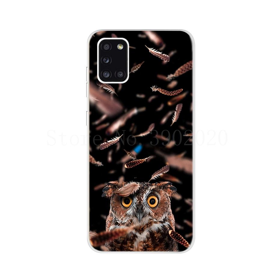For Samsung Galaxy A31 Case SM-A315F A315 Capas Bumper Silicone Soft Back Painte Phone Cases For Fundas Samsung Galaxy A31 Cover