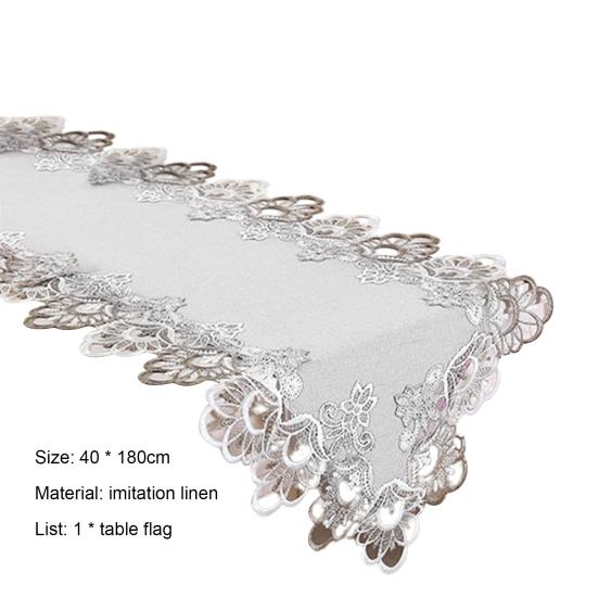 Imitation Linen Table Cloth Anti-fade Popular Universal Thanksgiving Christmas Dresser Runner