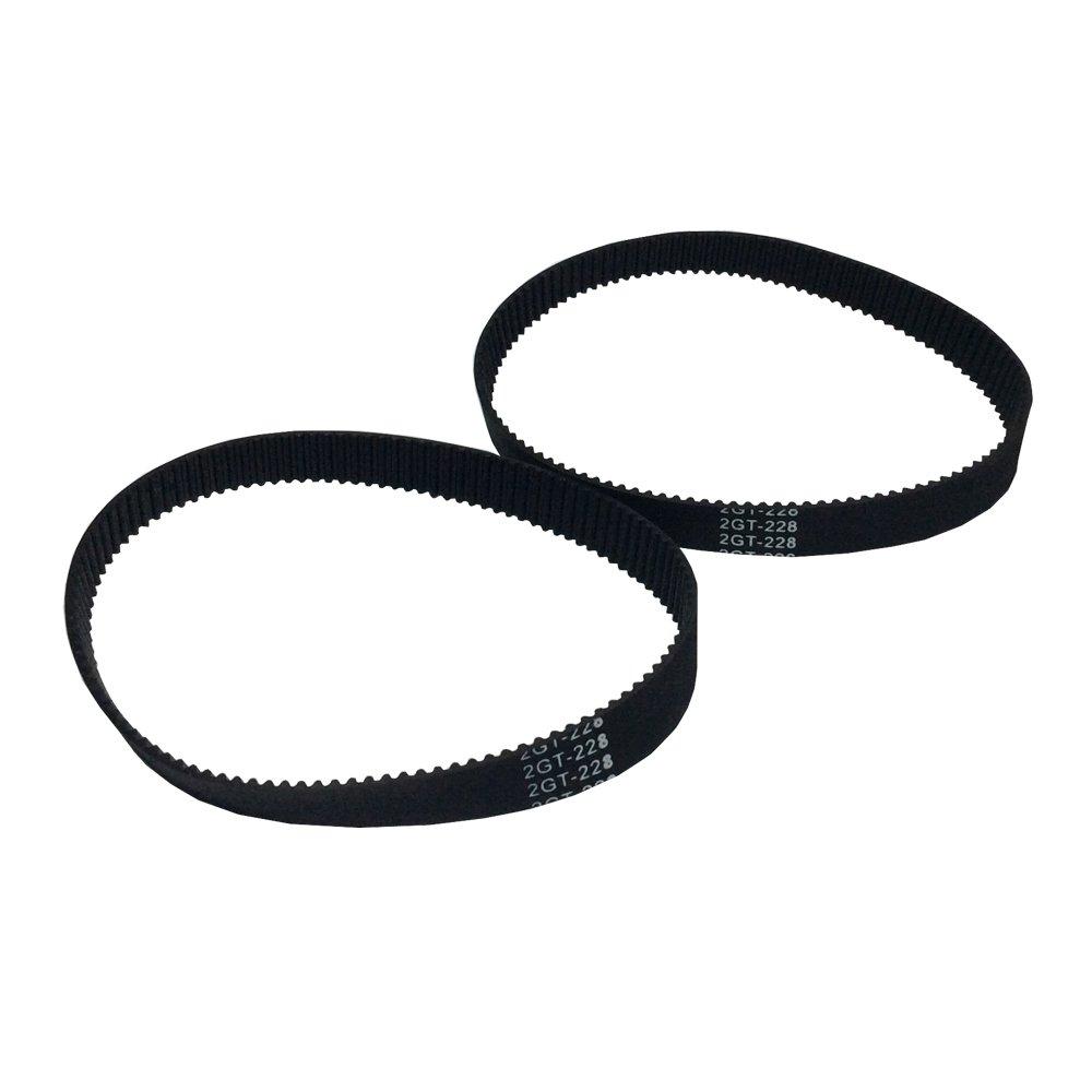 Детали 3D-принтера GT2 Конвейерные ремни 228-2GT-9 Ремень ГРМ L=228мм Ш=9мм 114 Зубьев Замкнутый Кольцевой Синхронный Ремень Упаковка 2 шт.