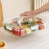 With Handle Seasoning Box 8 Separated Snack Platters Charcuterie Container for Kitchen Picnic