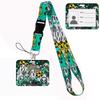 Дизайн скелета Lanyard Держатель для визиток и кредитных карт на шею Брелок-веревка Держатель для ID-бейджа Lariat Lasso