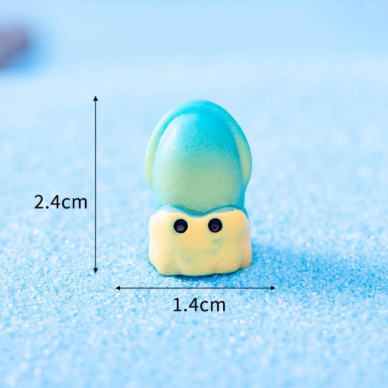 Creative Resin Ocean Animals Dolphins Qctopuses Jellyfish Figurine Landscape Ornaments Home Decorations Aquarium Fish Tank