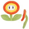 Sanei Boeki Super Mario ALL STAR COLLECTION Огненный цветок (S) Ш19×Г6×В18см Плюш AC62