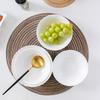 Pure White Bone China Rice Bowl Set