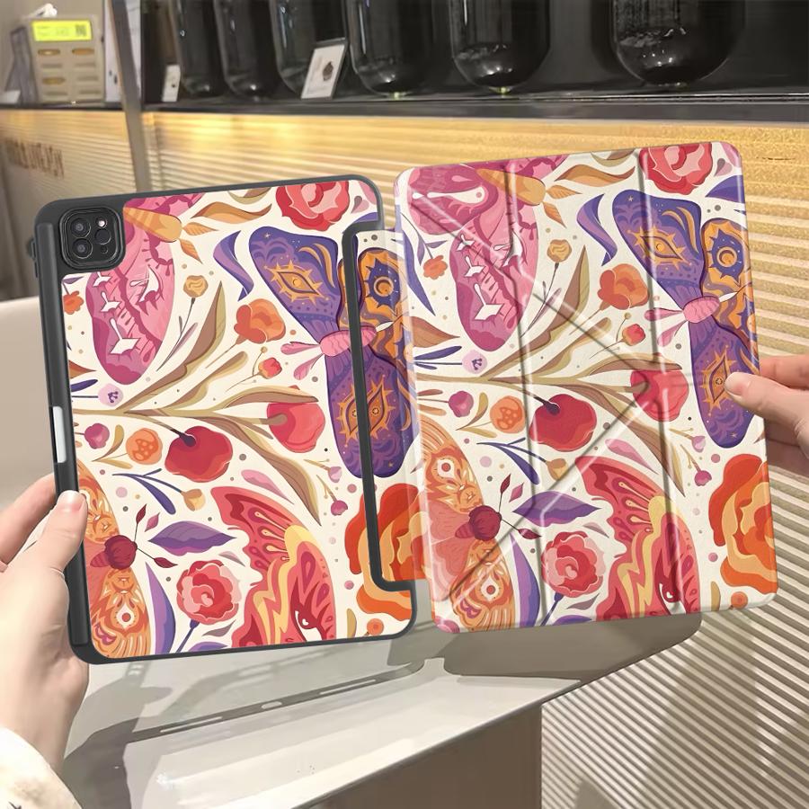 Чехол-подставка для планшета iPad Pro 2025 Mini 6 7 Pro 11-го 10-го 9-го 8-го 7-го 12,9 дюйма Air 4 5 M3 M2 1 2 M4 11 дюймов Мультяшный