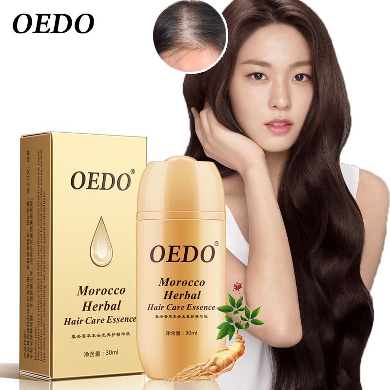 OEDO Эссенция для ухода за волосами на травах из Марокко для мужчин и женщин, быстрое мощное восстановление волос