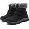 Women's Autumn Winter High Top Simple Comfortable Oversized Cotton Shoes with Thick Insulation Warmth Anti Slip Snow Boots