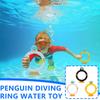 Набор колец для ныряния с пингвинами – Игрушки для тренировки задержки дыхания для детской практики плавания и игр в воде